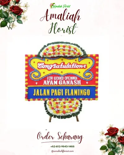 Bunga Papan Congratulation di Cakranegara Selatan Baru